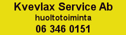 Kvevlax Service Ab logo